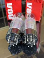Pair RCA by Matsushita EL34 6CA7 Tubes & Boxes GT Britain Hickok TV7 Tested