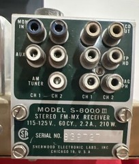 Sherwood  S 8000 III fm receiver