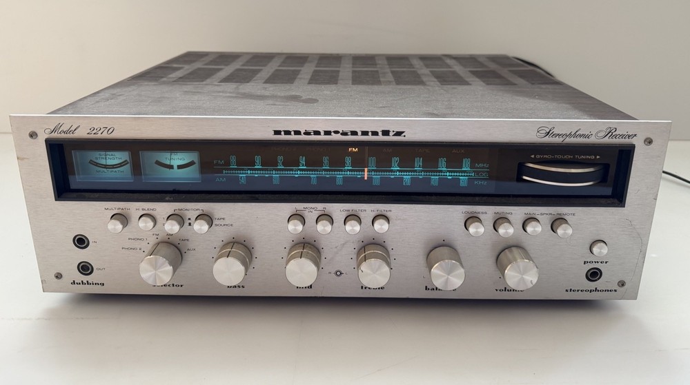 Vintage Marantz Model 2270 AM/FM Stereo Receiver Powers Up Sound Not Tested