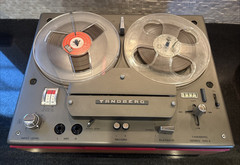 Tandberg 1600X Reel to Reel 40 WPC Wood Plinth & Cover perfect working condition