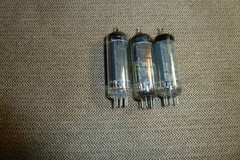 3 – 6CU5 Glass Guitar Amplifier Vacuum Tubes Item #259