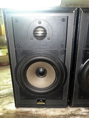 Vintage CELESTION 3 Black Bookshelf Stereo SPEAKERS pair