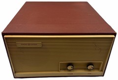 Vintage General Electric GE RP-1112A Portable Record Player Turntable Radio Work