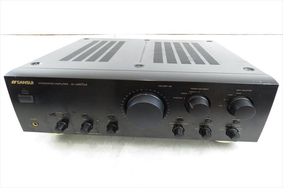 SANSUI AU-a607XR Alpha Integrated Amp Sound Output OK 90W MM MC Phono Japan