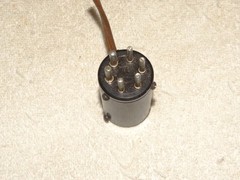 1 – Vintage 6-pin Female to 6-pin Male Cable Mount Adaptor *(10 Available)