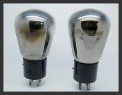 2 x NOS STC Standard S4020A AR12 R87 102D Triode Tube, V.GOOD, Tested, Vintage A