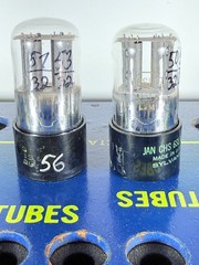 Matched Pair Sylvania 6SL7GT VT-229 Tested Like NOS Tube
