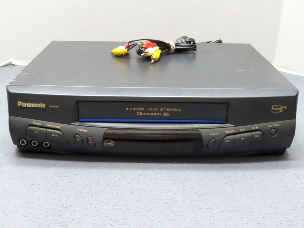 PANASONIC Omnivision PV-8451 VCR VHS Player No Remote Tested Working