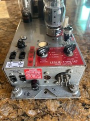 Leslie Speaker 147 amp COMPLETE vinyl label kit (117V WIDE type) FREE SHIPPING