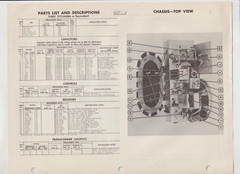 1947 ALGENE Model AR-6U Portable Radio Service Manual SAMS A6