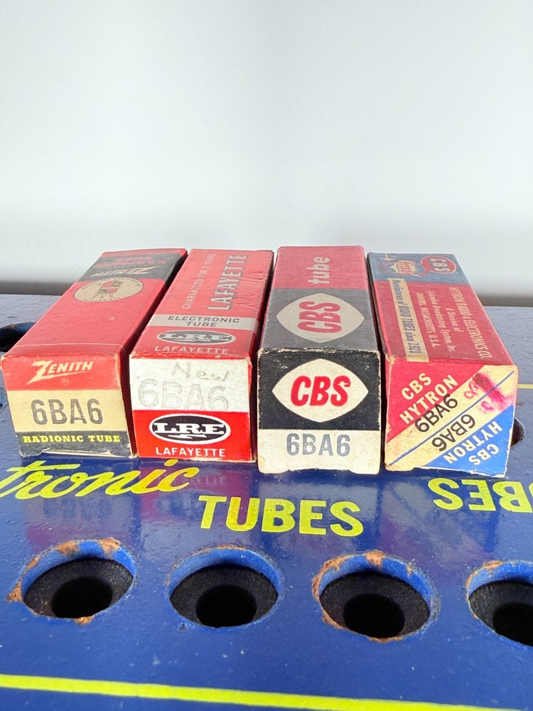 Lot of 4 Mix Brand 6BA6 Untested Tube