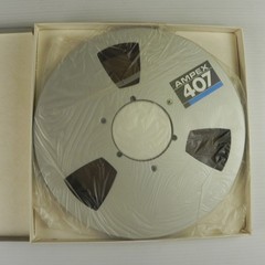 Lot of 4 Ampex 407 Mastering Tape 1/4″ x 10-1/2″ Reel to Reel /Metal Reel NAB