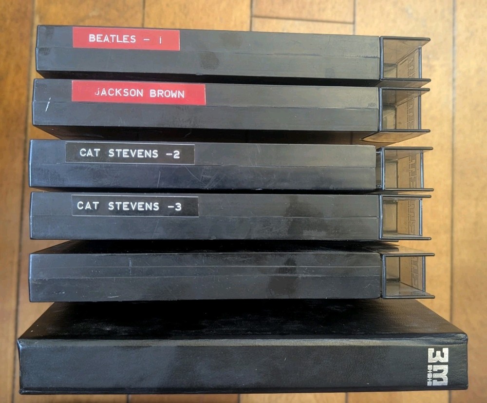 Lot 6 of Scotch 207 Hard Case Reel To Reel Tapes USED Vintage Recording Classic