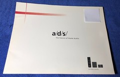 A/D/S THE FUTURE OF HOME AUDIO ORIGINAL PROMOTIONAL PRODUCT BROCHURE M305x