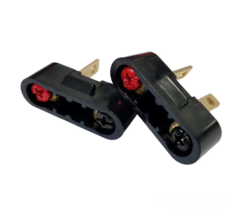 2 Pioneer SX-424 Reciever Speaker Connectors Adapter Plugs, Also Akai and Allied