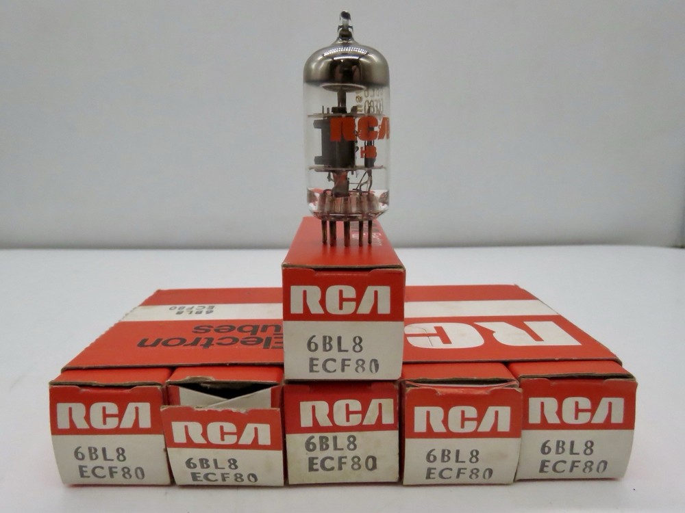 6BL8/ ECF80 RCA Tubes – Lot Of 6 – Tested