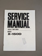 Akai Tape Deck Model X-150D Service Manual D-1173