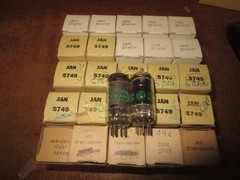 (25) NOS NIB GE & Sylvania 5749 = 6BA6 Ham Radio Audio Tubes