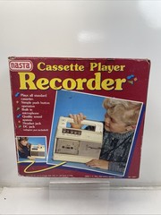 New 1988 Nasta TAKE-A-LONG Portable Cassette Player Recorder Tape Boom Box