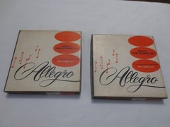 Vintage Allegro Reel Recording Tape Hi-Fidelity 600 FT Mylar 1 1/2mil Recording