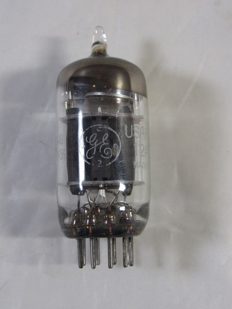 G.E. U.S. Air Force Vacuum Tube 12AU7WA tested