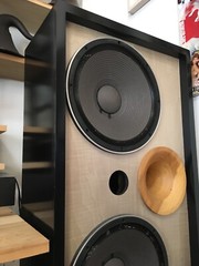 Pioneer/TAD 2401. Custom, 42” Monitor Speaker System. Wood Horn. W Pioneer D23