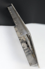 LUXMAN R-1050 Receiver Part – Front Face plate Part No Bezel Glass is Cracked