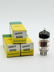 x3 TRIAD NEW Vintage NOS Amperex 12AX7A ECC83 Vacuum Electron Tubes Germany i6