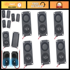 6 PCS Mini Full-Range Speakers 5W 8 Ohm Double Cavity for Advertising Machine 3.