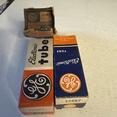 Lot Of 3: General Electric 12SR7/VT-133/CV700/12Г1 Audio Vacuum Tube Nos TU1