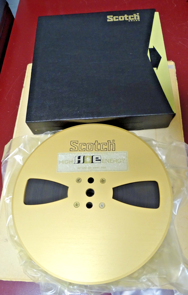 Scotch 1″ Video Tapes 461-1-2460-R91B, NOS, 8 Inch Reels