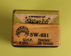 Merit Coil & Transformer NOS SW-631 .5 MH .25 Ohms UHF Choke