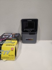 CASIO 2.3″ Portable COLOR TV Model 770 TELEVISION CRYSTAL New Open Box. 22