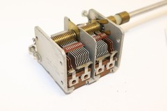 SET OF 3 – DRAKE TR‑4C – AIR‑VARIABLE CAPACITORS — ORIGINAL TRW & JOHNSON PARTS