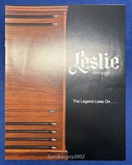 Original Leslie Speaker 2005 Catalog – The Legend Lives On