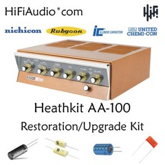 Heathkit AA-100 restoration kit service recap capacitor fix rebuild