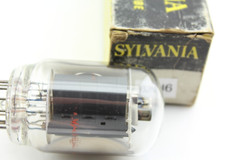 New Qty 1 SYLVANIA 6JN6 Grey Plates O Side Getter Made in USA NOS Vacuum Tube