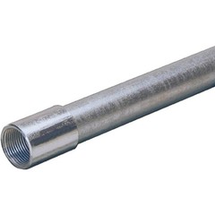 Allied Tube & Conduit 103085 Conduit, 1-1/4 in, 10 ft L, Steel, Galvanized