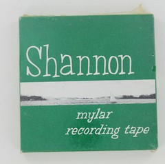 New Shannon Mylar Recording Tape – 600 ft.