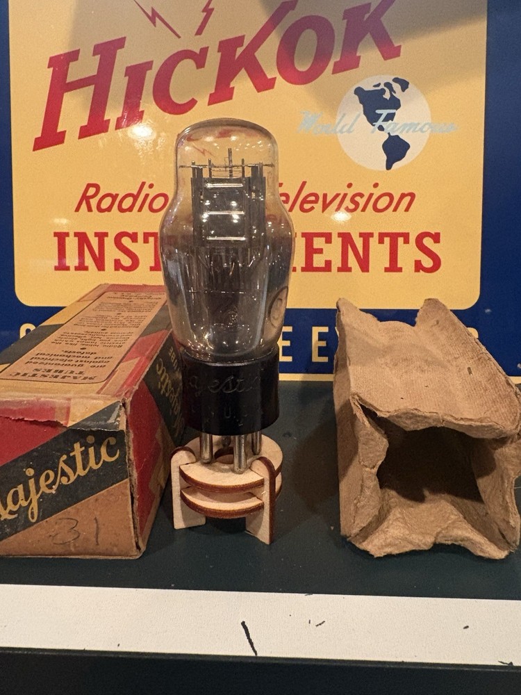 Majestic Radio Tube Type 31 Vacuum Tube 539C Test NOS NIB 🌊