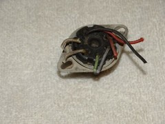 1-Vintage Male Flush Mount Amphenol Plug 7-pin, Baldwin Hammond