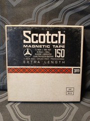 Vintage Scotch Magnetic Tape 150 1/4″ X 1800′ Used Pre Recorded Music