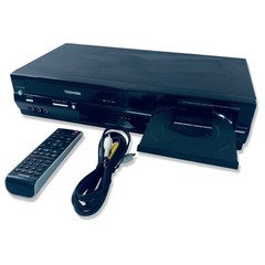 TOSHIBA DVD/VCR VHS Combo Player w/Remote Control & AV Cord SD-KV260KU *Tested*