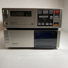 Sony Betamax SL-2000 w/ Tuner Timer TT-2000, AC-220, & Remote – Powers On
