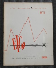Original Instrustion Manual for EICO HF-12 Amplifier