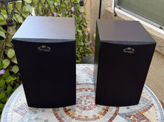 KEF Audio Q15 Coaxial Bookshelf Speakers Pair Made in Belgium Vintage 6 Ohm Bi-A