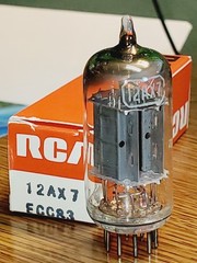 12AX7/ECC83 RCA Tall Plate / Angle Getter MaxiPreamp2/TV7 tested (1) tube lot