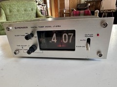 Pioneer Flip Number Digital Clock Timer JT-215A Tested & Working Copal Movement