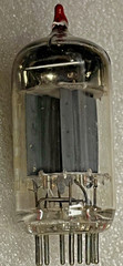 VERY RARE NOS PHILIPS MINIWATT ECC82 12AU7 TALL WELDED PLATES 1956 D GETTER MINT