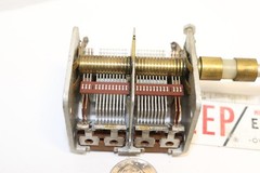 SET OF 3 – DRAKE TR‑4C – AIR‑VARIABLE CAPACITORS — ORIGINAL TRW & JOHNSON PARTS